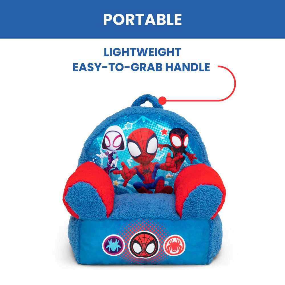Delta Children Spidey and His Amazing Friends Cozee Buddy Chair in Blue, , large