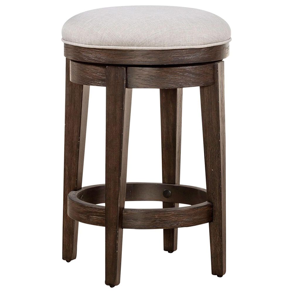 Belle Furnishings Mill Creek Console Swivel Stool in Peppercorn, , large