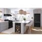 Unique Appliances Classic Retro 18 Cu. Ft Bottom Freezer Refrigerator in Midnight Black, , large