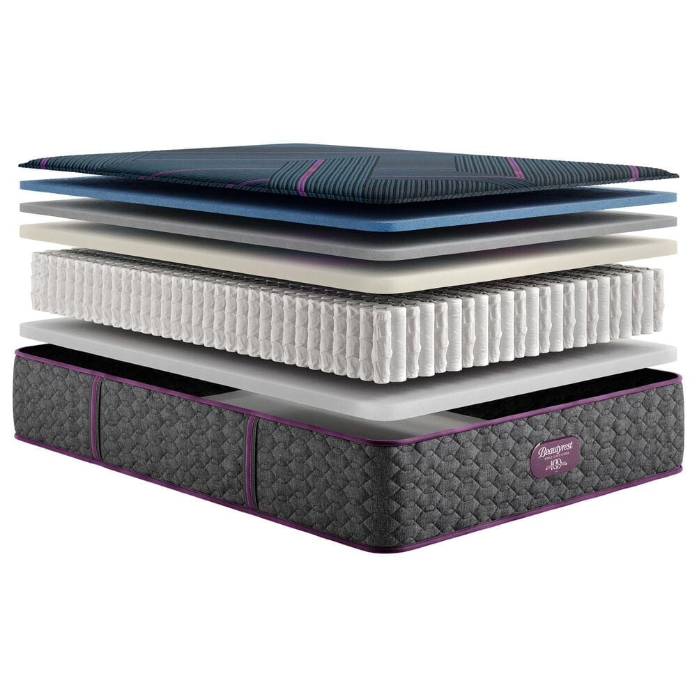 Beautyrest World Class Level Three Hybrid Firm Full Mattress, , large