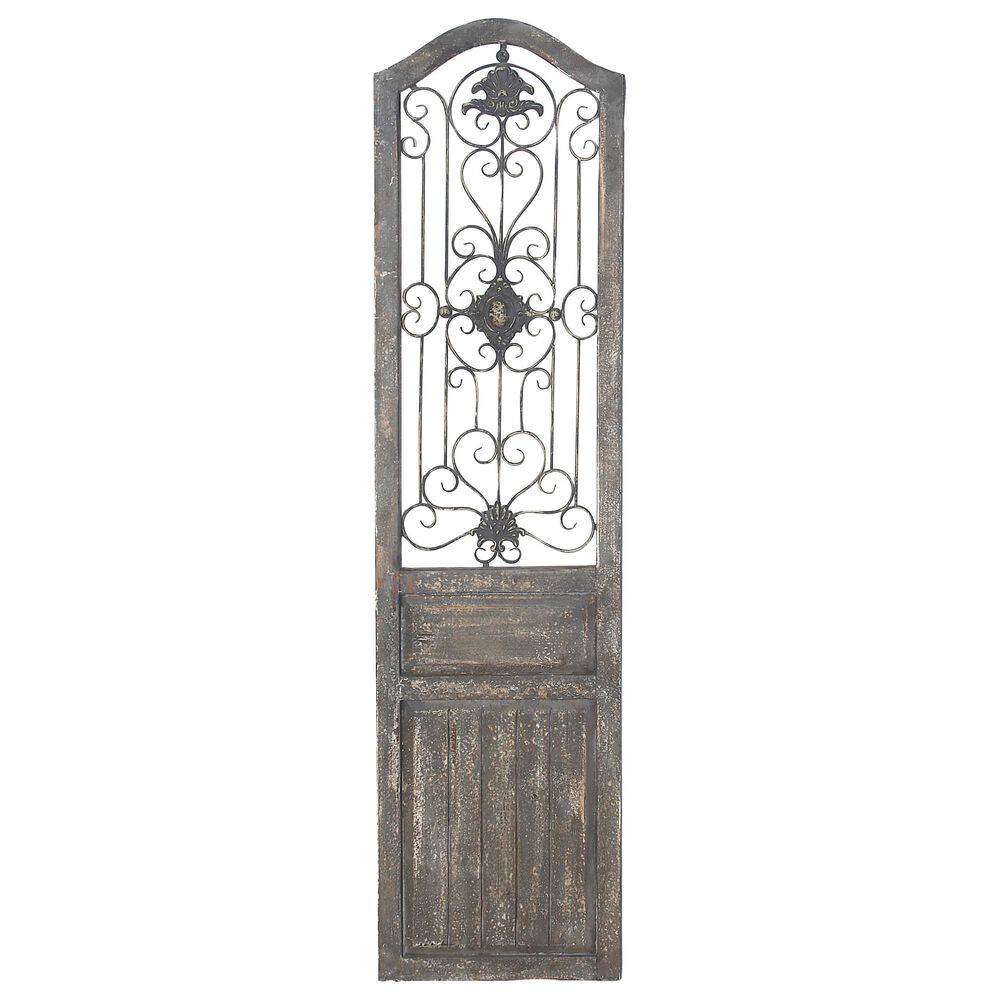 Maple and Jade 72&quot; x 19&quot; Wall Decor in Distressed Brown, , large