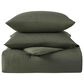 Trade Linker 3-Piece King Waffle Down Alternative Comforter Set in Sage, , large