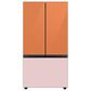 Samsung Bespoke 3-Door French Door Refrigerator Top Panel in Clementine Glass, , large