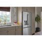LG 23.7 Cu. Ft. 3-Door French Door Refrigerator with Zero Clearance in PrintProof Stainless Steel, , large