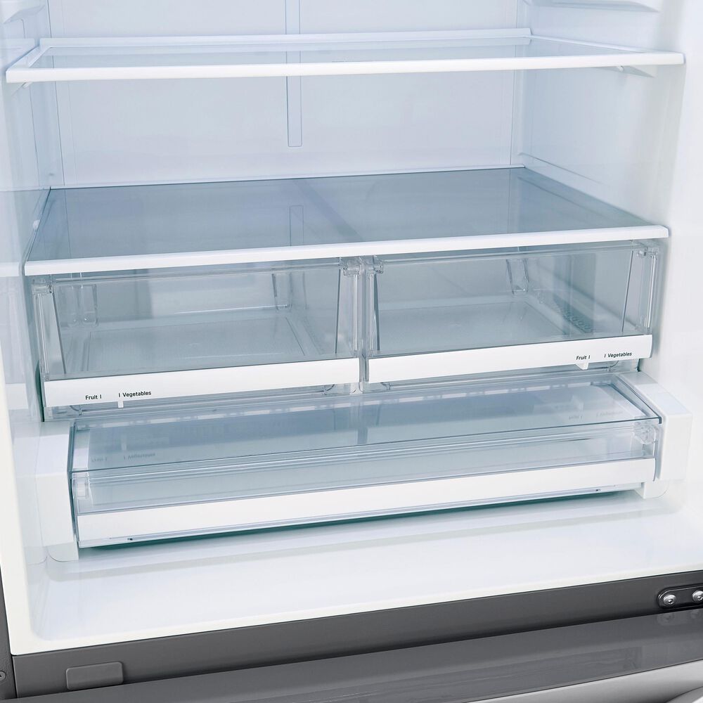 LG 26 Cu. Ft. Bottom-Freezer Refrigerator in Stainless Steel, , large