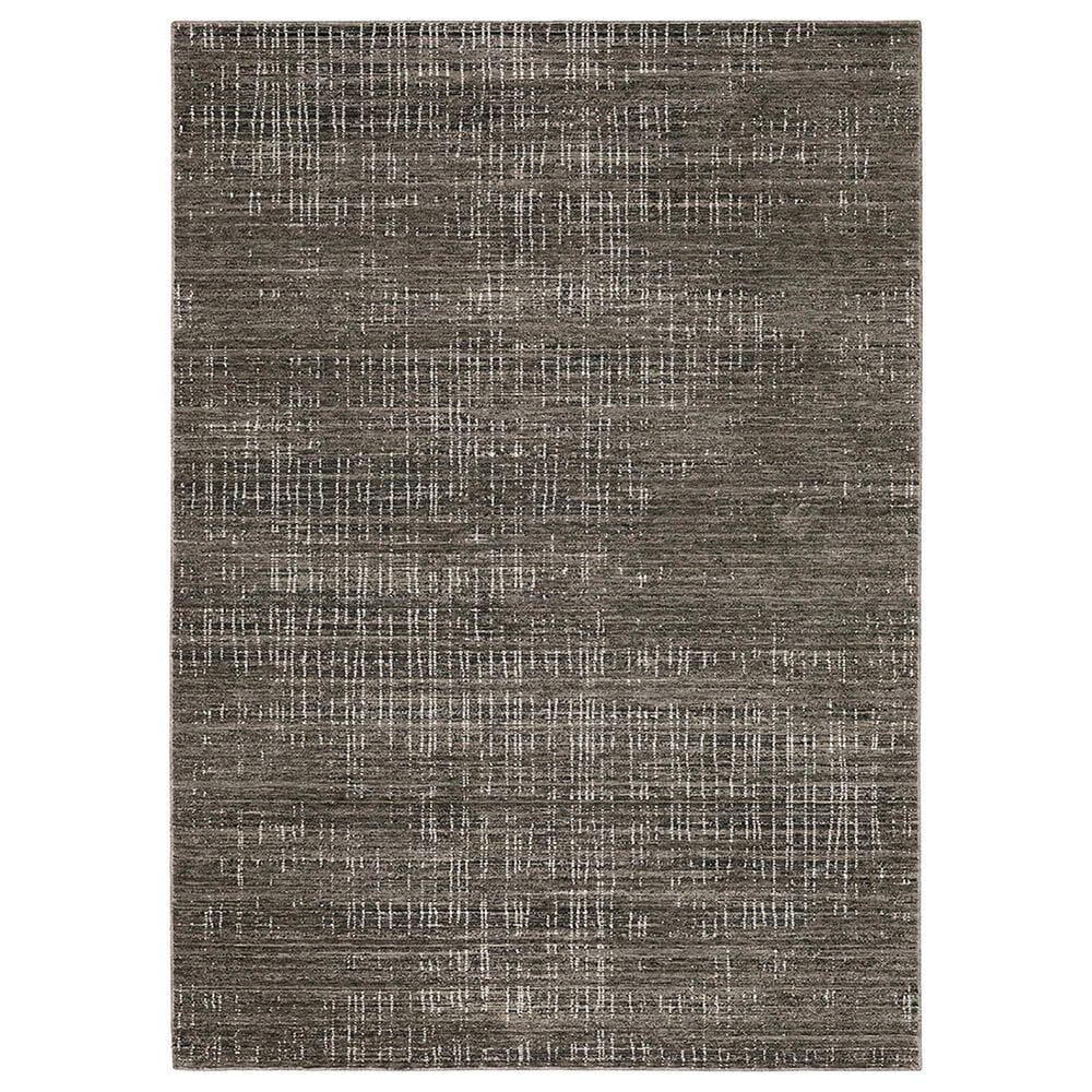 Oriental Weavers Nebulous Tweed 3"3" x 5" Charcoal Area Rug, , large