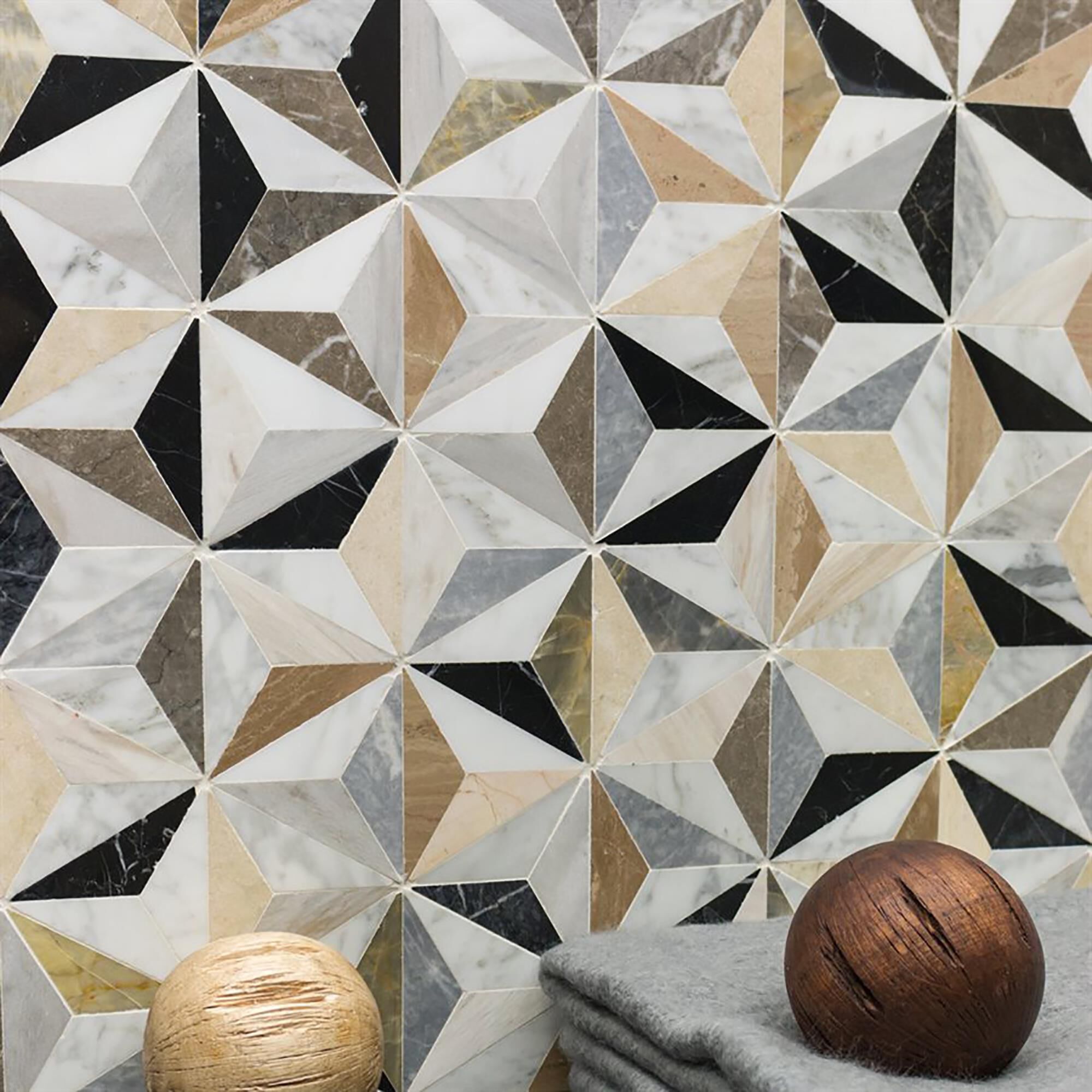 Soho Studio MJ Geotech Carrara, Sky Gray and Botticino 14