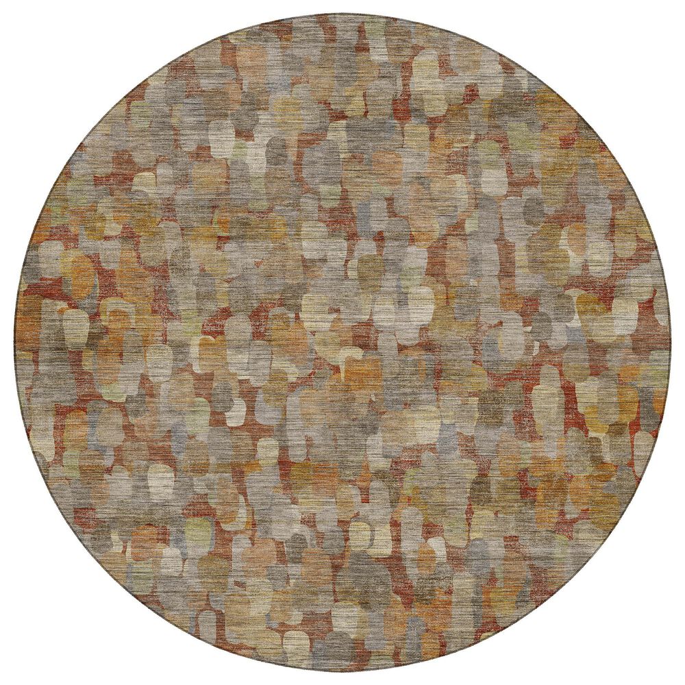Dalyn Rug Company Nexus Paprika 8" Round Area Rug, , large