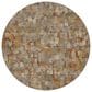 Dalyn Rug Company Nexus Paprika 8" Round Area Rug, , large