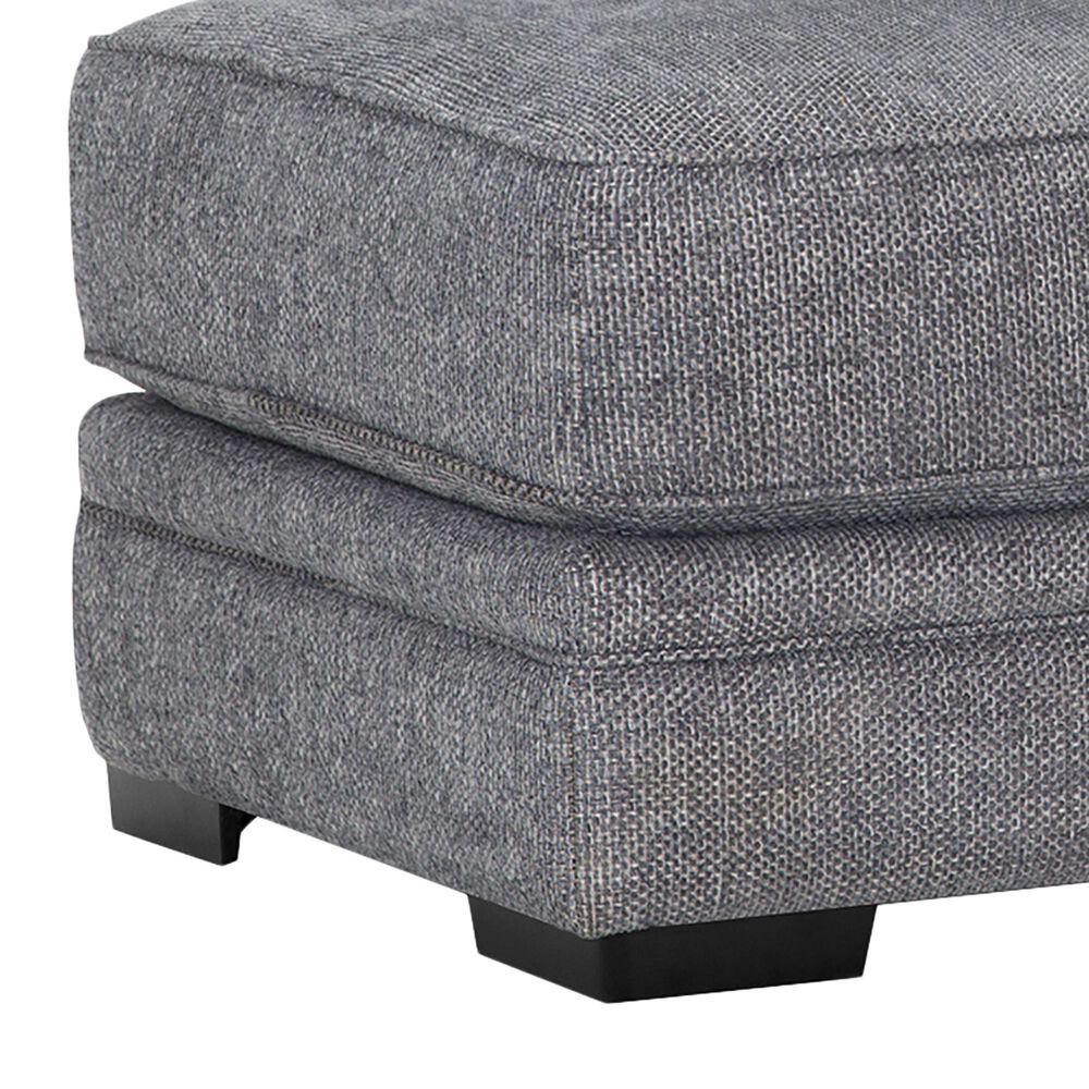 Moore Furniture Juno Ottoman in Crosby Denim, , large