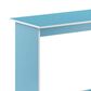 HOMLUX Modern Computer Desk in Light Blue and White, , large