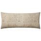 Loloi Celestia 13" x 35" Lumbar Pillow in Natural and Wine, , large