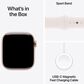Apple Watch Series 10 GPS 42mm Rose Gold Aluminum Case with Light Blush Sport Band - M/L, , large