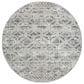Radici USA Livigno Southwestern 7"10" Round Grey Area Rug, , large