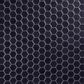 Dal-Tile Artefino Jewel Obsidian 2.5" Framed Hexagon on 12" x 14" Porcelain Mosaic Sheet, , large
