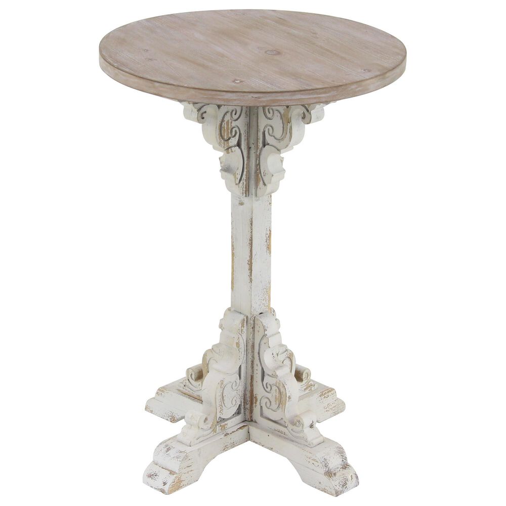 Maple and Jade 23" x 15" Accent Table in Grey, , large