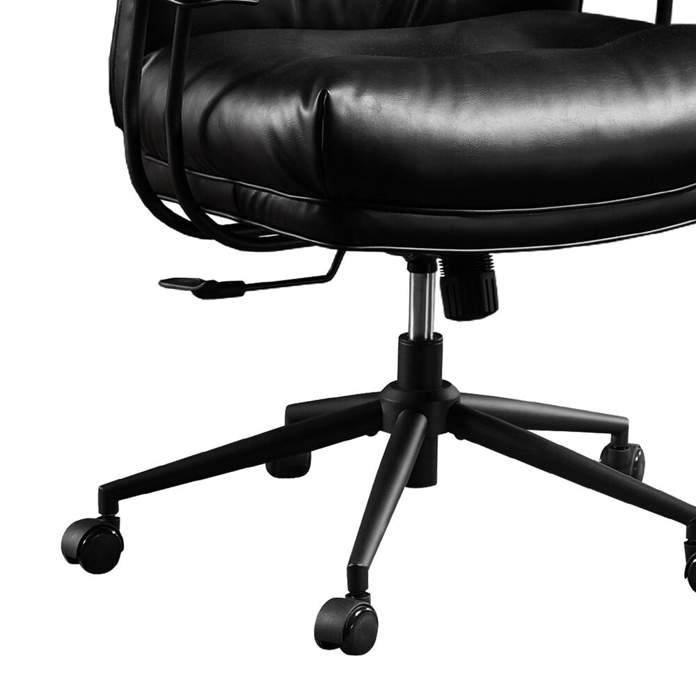 HOMLUX High Back Executive Office Chair with PU Leather in Black, , large