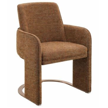 Casabianca Home Brenda Arm Chair in Cinnamon Brown, , large