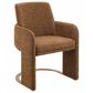 Casabianca Home Brenda Arm Chair in Cinnamon Brown, , large