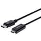 Manhattan 10" DisplayPort Male to HDMI Male Cable in Black, , large