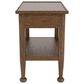 Riverside Furniture Calhoun Chairside Table in Ebony Whiskey Oak, , large