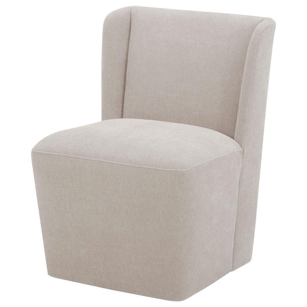 Moe"s Home Collection Cormac Rolling Side Chair in Warm Sand, , large