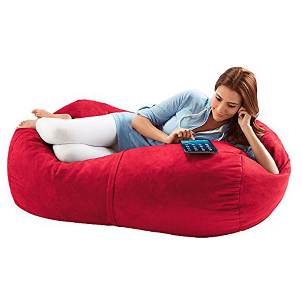 Jaxx 4&#39; Lounger Bean Bag in Cherry, , large