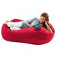 Jaxx 4" Lounger Bean Bag in Cherry, , large