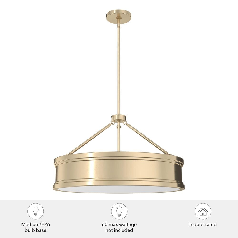 Hunter Capshaw 6-Light Pendant in Alturas Gold, , large