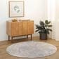 Surya Brunswick Cream, Taupe, Tan, Light Slate, Blue and Gray 7"10" Round Area Rug, , large