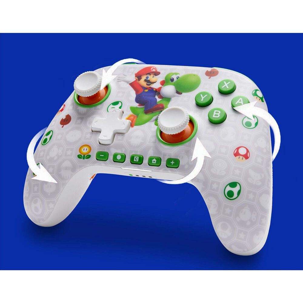 PowerA Advantage Wireless Controller for Nintendo Switch 2 with Mario and Yoshi Style in Multicolor, , large