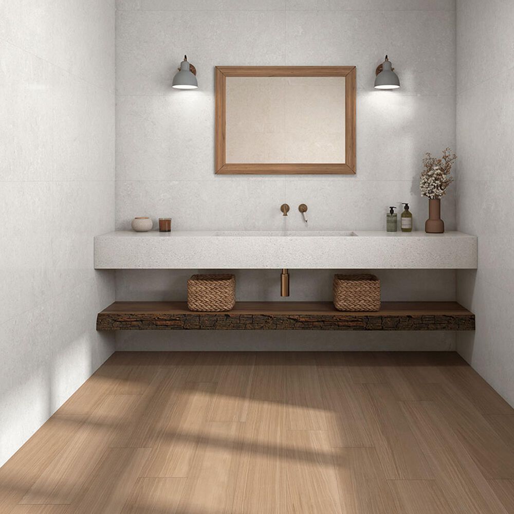 MS International Girona Perla 24" x 48" Porcelain Tile, , large