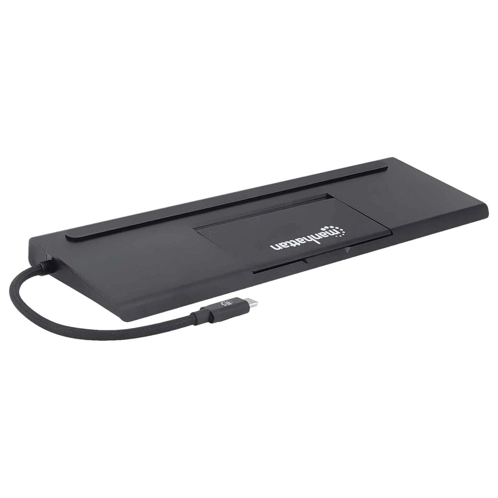 Manhattan USB-C 11-In-1 Triple Monitor Docking Station with MST, , large