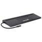 Manhattan USB-C 11-In-1 Triple Monitor Docking Station with MST, , large