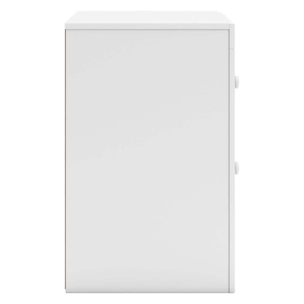 Ashley Mollviney 2-Drawer Nightstand in Matte White, , large