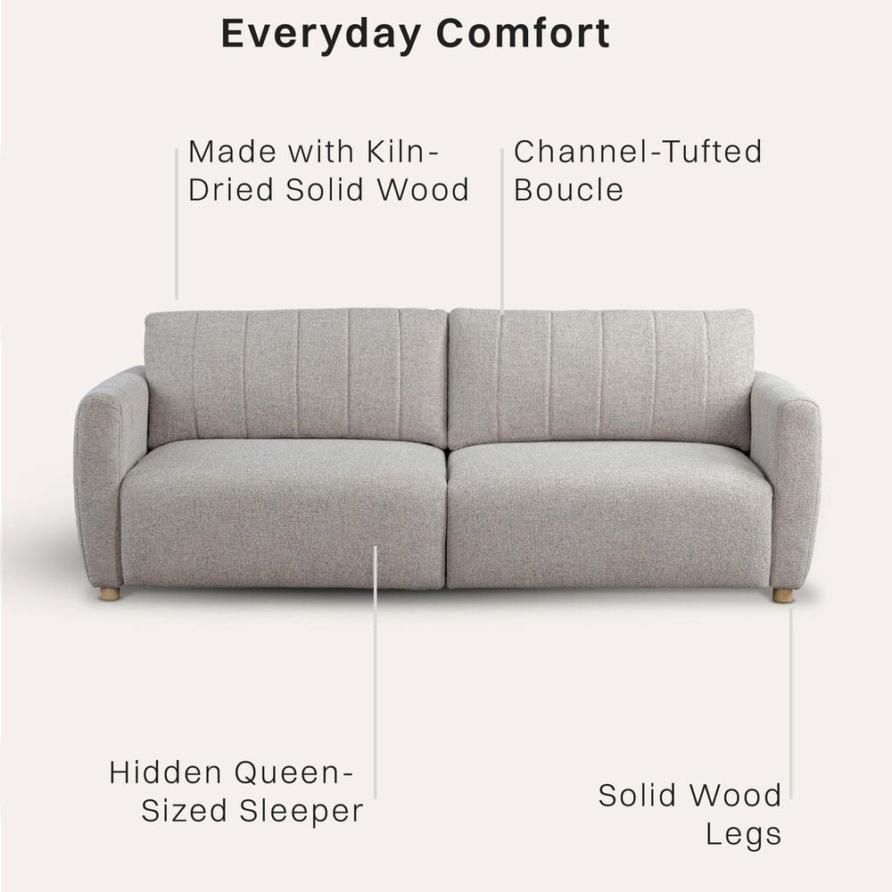 Lifestyle Solutions Galloway Convertible Sofa in Pebble, , large