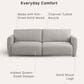 Lifestyle Solutions Galloway Convertible Sofa in Pebble, , large