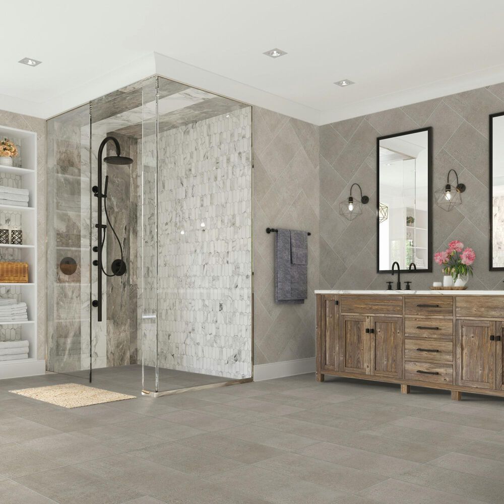Dal-Tile Reminiscent Souvenir Gray 12" x 24" Porcelain Tile, , large