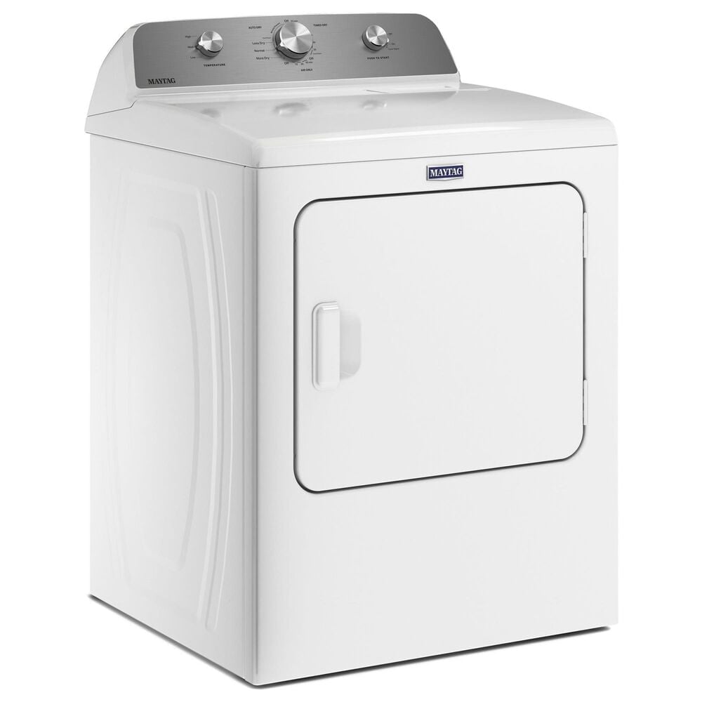 Maytag 7.0 Cu. Ft. Front Load Electric Wrinkle Prevent Dryer in White, , large