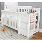 Sorelle Furniture Princeton Elite 4- In- 1 Convertible Crib and Changer in White, , large