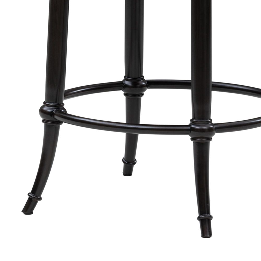 Armen Living Luther Counter Height Stool in Dark Brown, , large