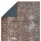 Jaipur Harman Minita 5" x 7"6" Coffee Liqueur, Trellis, Blue Graphite, Lead Gray and Toasted Coconut Area Rug, , large