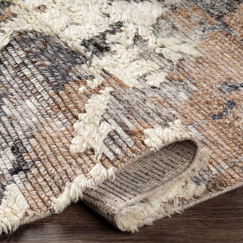Surya Socrates 2&#39; x 3&#39; Cream, Black, Charcoal, Gray and Brown Area Rug, , large