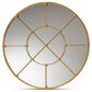 Baxton Studio Ohara Accent Wall Mirror in Gold, , large