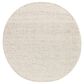 Surya Azalea 6" Round Light Beige, Black and Gray Area Rug, , large