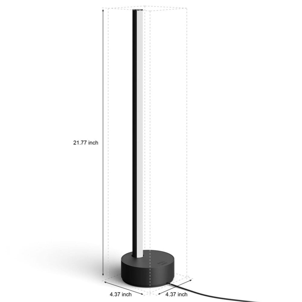 Philips Hue Signe Gradient Floor Lamp and Table Lamp in Black, , large