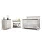Sorelle Farmhouse 3-Piece Nursery Set in Chocolate and White, , large
