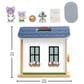Fisher Price Wooden On-The-Go Play House Dollhouse in Multicolor, , large