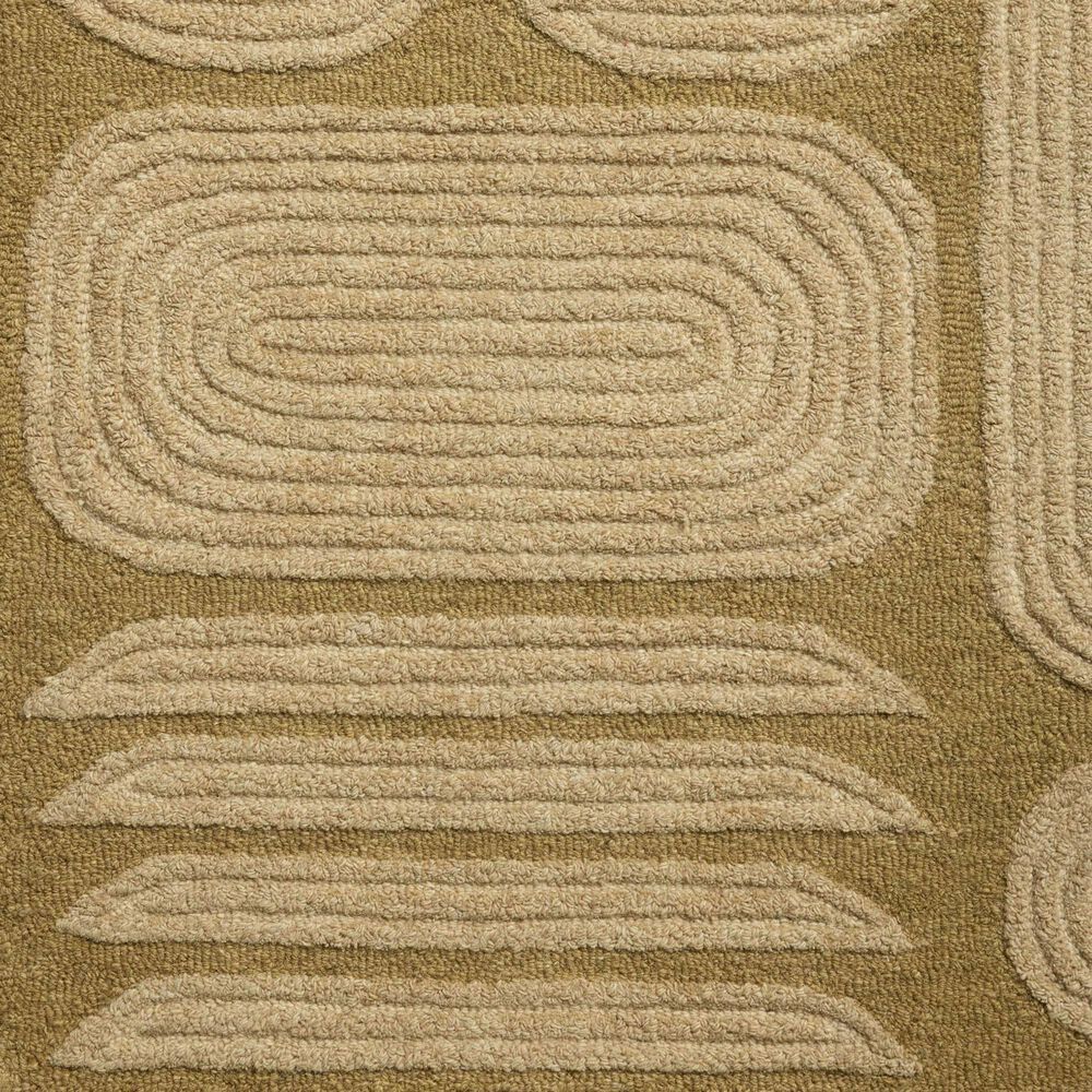 Loloi Madi Light Olive and Oatmeal 3'6" x 5'6" Area Rug, , large