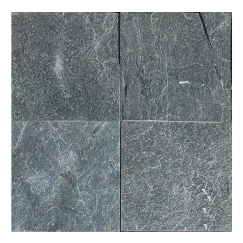 MS International Quartzite Ostrich Gray 12" x 12" Honed/Gauged Natural Stone Tile, , large